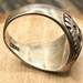 Vintage sterling silver signet ring — view 4 of 11