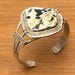 Vintage sterling silver cuff — view 2 of 10