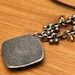 Art nouveau sterling silver pendant — view 7 of 10