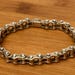 Vintage sterling silver bracelet, mexico hallmark — view 1 of 10
