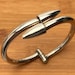 Vintage sterling silver bangle — view 2 of 20