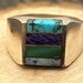 Vintage sterling silver signet ring — view 8 of 13