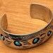 Vintage Pfarlene Spencer sterling silver cuff, Pfarlene Spencer hallmark — view 8 of 17