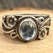 Art nouveau sterling silver ring — view 13 of 18