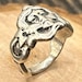 Art nouveau sterling silver ring — view 1 of 10
