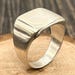 Vintage sterling silver signet ring — view 1 of 18