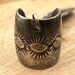 Vintage sterling silver cuff — view 8 of 10