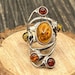 Art nouveau sterling silver ring — view 6 of 10