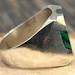 Mid century sterling silver signet ring — view 4 of 20