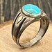 1990s sterling silver signet ring — view 1 of 16