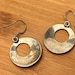 Vintage sterling silver hoop earrings — view 7 of 10