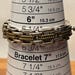 Vintage brass bracelet, mexico hallmark — view 16 of 17