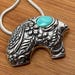 Vintage Carolyn Pollack sterling silver pendant, made in italy hallmark — view 1 of 6