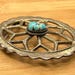 Vintage sterling silver belt buckle — view 3 of 18