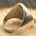 Vintage sterling silver signet ring — view 4 of 10