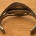 Vintage Mary S. Lew sterling silver cuff, Mary S. Lew hallmark — view 6 of 10