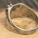 Vintage sterling silver signet ring — view 9 of 19