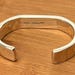 Art deco sterling silver cuff — view 5 of 10