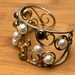Art nouveau sterling silver cuff — view 5 of 10