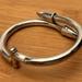Vintage sterling silver bangle — view 8 of 20