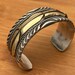 Vintage sterling silver cuff — view 3 of 16