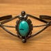 Vintage Marie B. sterling silver cuff, Marie B. hallmark — view 8 of 10