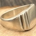 Vintage sterling silver signet ring — view 3 of 18