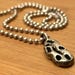 Mid century sterling silver pendant — view 3 of 10