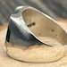 Mid century sterling silver signet ring — view 10 of 20