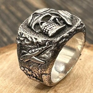 Ww2 Skull Ring - Etsy
