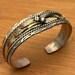 Vintage sterling silver cuff — view 6 of 20
