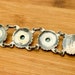 Vintage Carl Ruopoli sterling silver bracelet, c ruopoli hallmark — view 6 of 7