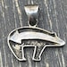 Vintage sterling silver pendant — view 7 of 9