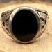 Vintage sterling silver signet ring — view 2 of 11