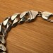 Vintage sterling silver bracelet, italy hallmark — view 8 of 10