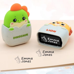 School Label Clothing Stamp, Clothing Label Stamp, Customized Name Stamp,  Stamp for Kids, Fabric Stamp, Logo Stamp, Name Stamp