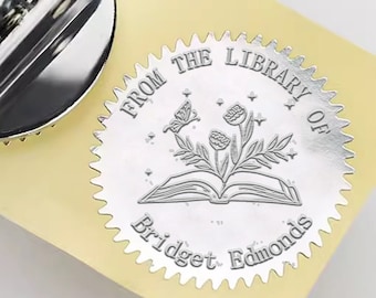 Personalizado de la biblioteca de grabadora de libros, grabadora de libros personalizada, nombre de sus libros de la biblioteca, gran regalo para amantes de los libros, grabadora de la biblioteca