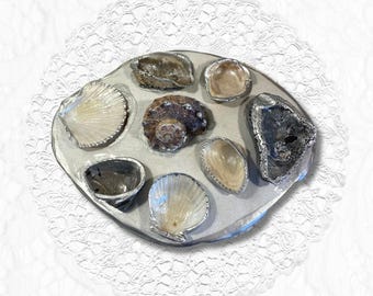 Handmade Seashell Jewelry & Trinket Tray