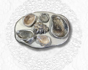 Handmade Seashell Jewelry & Trinket Tray