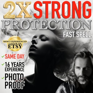 Fast Protection Spell - Protection Shield, Spiritual Shield, Banish Negative Energy, Binding Spell, Sage Ritual, Clear Negative Energy
