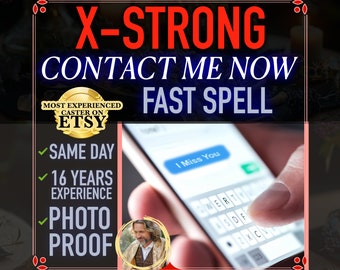 Contact Me Now Spell - Bring Back My Ex, Call Me Text Me Spell, Love Spell, Return Him or Her to Me