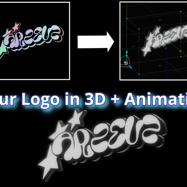 Conception et animation professionnelles de logo 3D – Rendez votre image de marque unique !