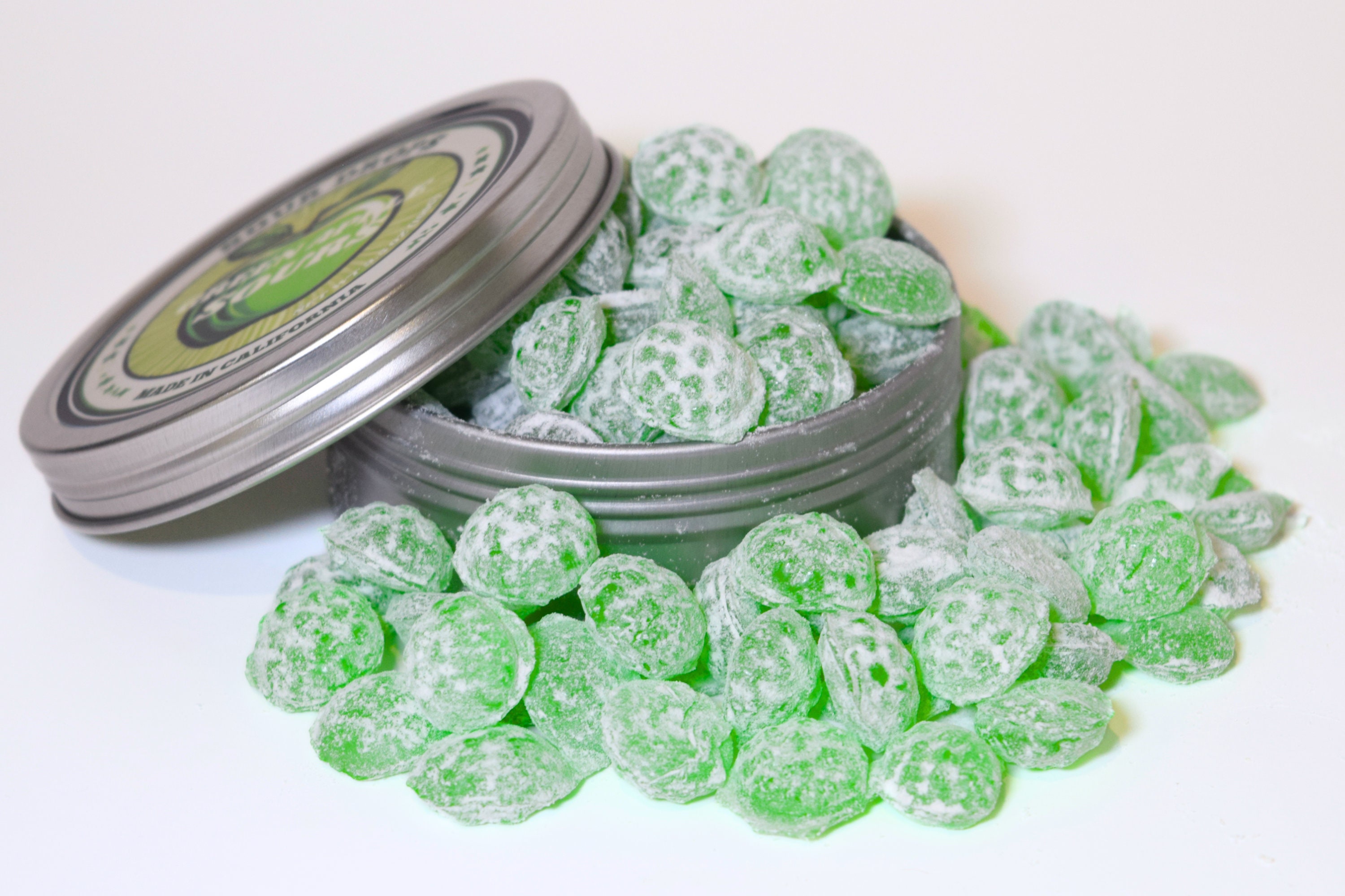 Bonbons durs acidulés à la pomme verte | Pas de colorants