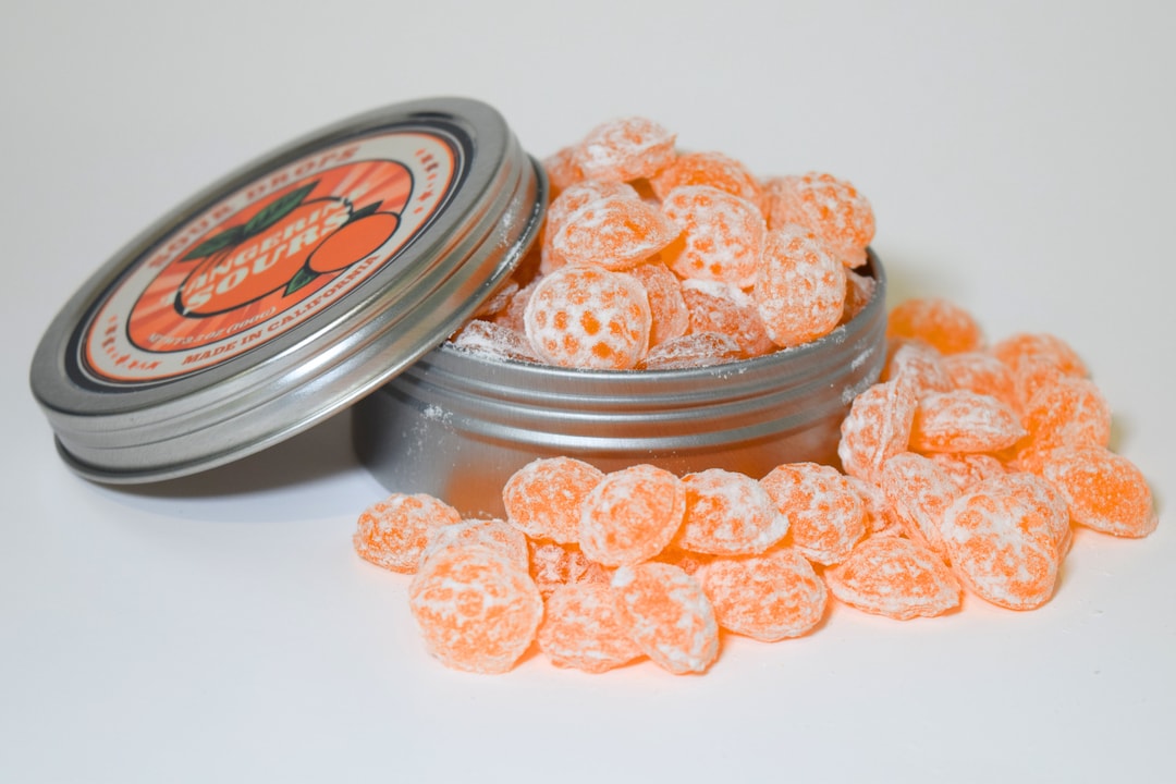 Sour Tangerine Hard Candy Drops 3.5 Ounces Etsy