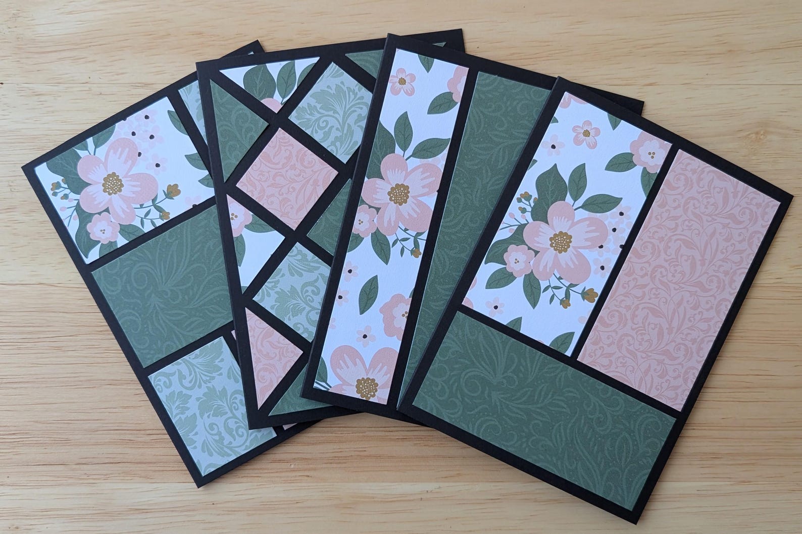 Handmade Card Set Handmade Floral Greeting Card Set: Customizable All Occasion Cards - Etsy