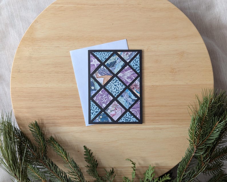 Handmade Card Set Handmade Card Set of 4 | Blank Customizable All Occasion Greeting Cards ...