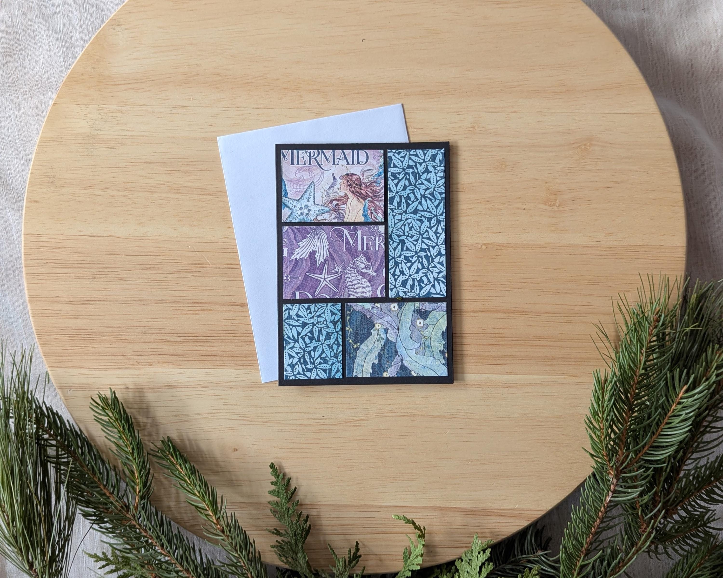 Handmade Card Set Handmade Card Set of 4 | Blank Customizable All Occasion Greeting Cards ...