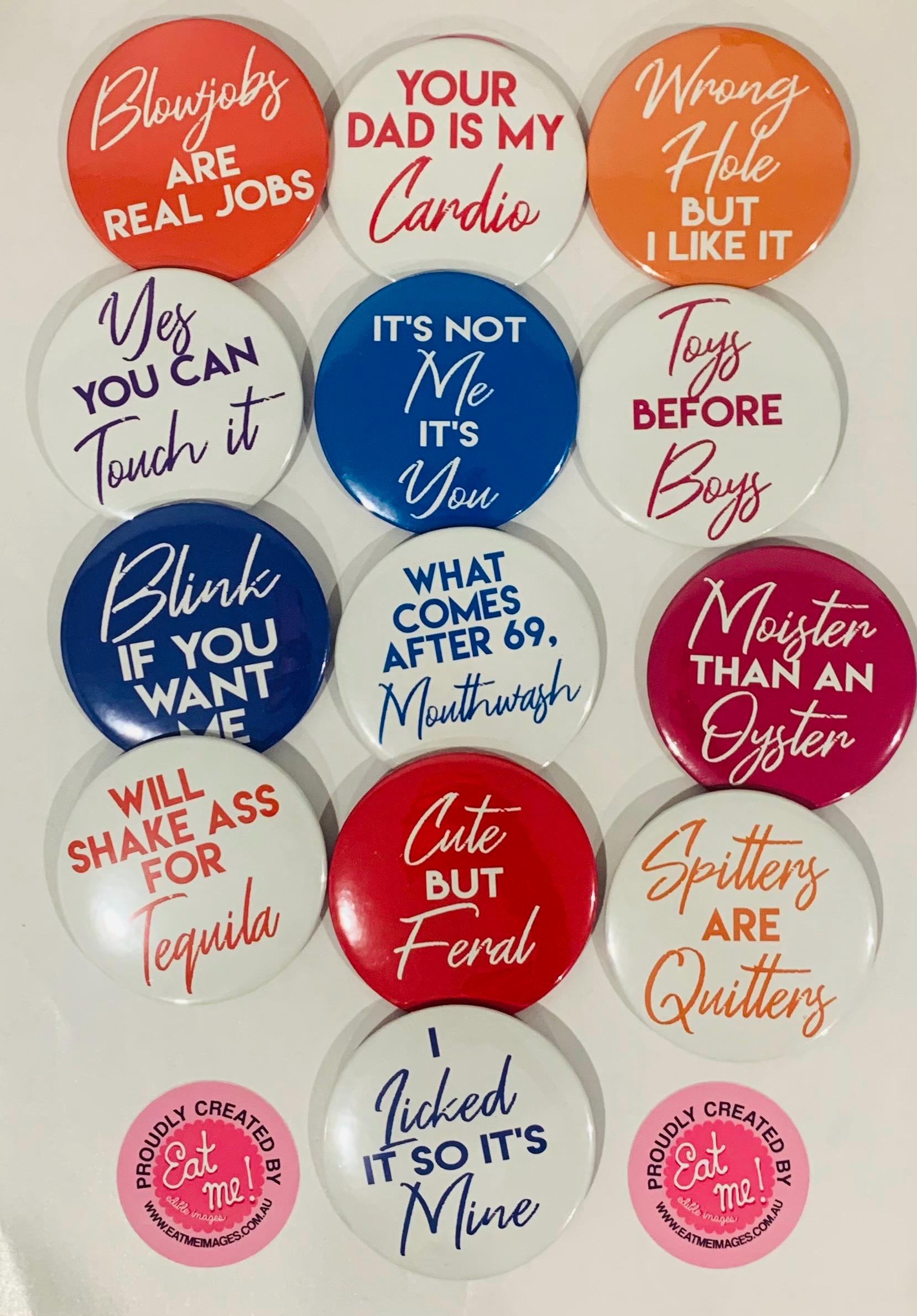 Custom Button Badge Available in 25mm, 32mm & 58mm - Etsy Australia
