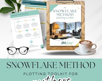Snowflake Method Novel Plotting Toolkit, Character Scene Builder (Digital & Printable)