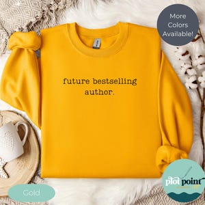 Toekomstige bestsellerauteur, gepersonaliseerd cadeau schrijver, toekomstige bestsellerauteur, gepubliceerd T-shirt schrijver, unieke auteurskleding